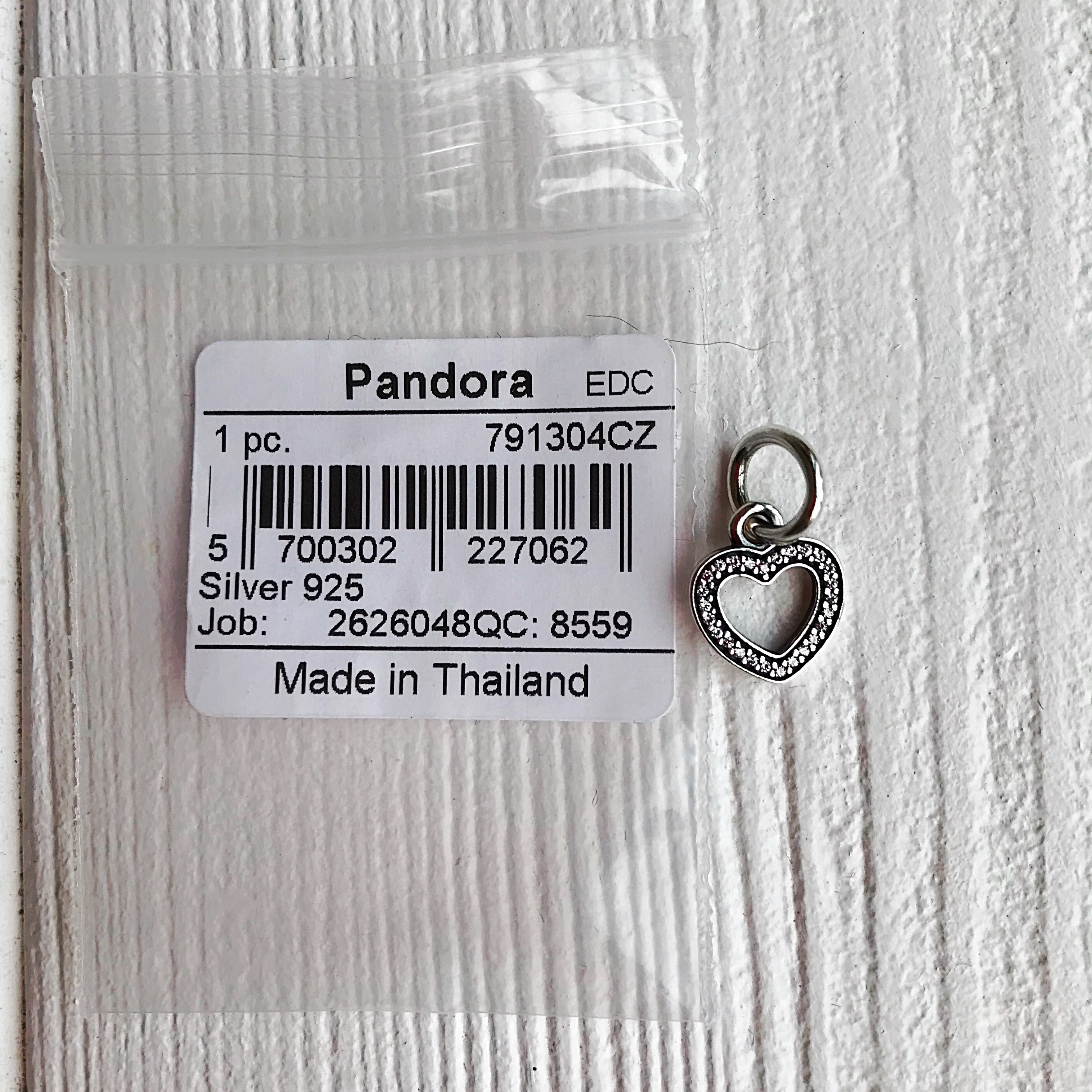 Сердечко Pandora 791304 image 0