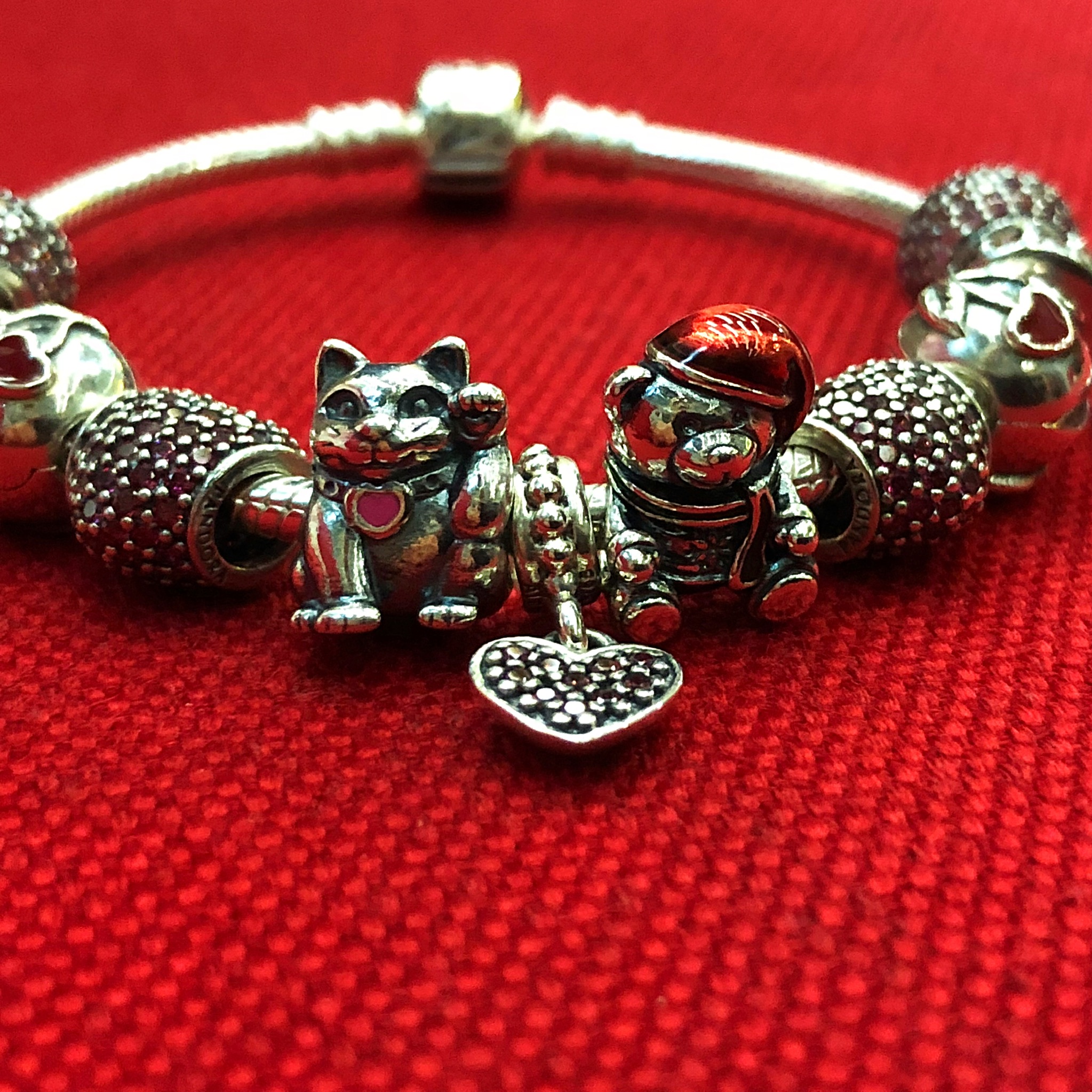 Підвіс Червоне серце 791023 Pandora image 0