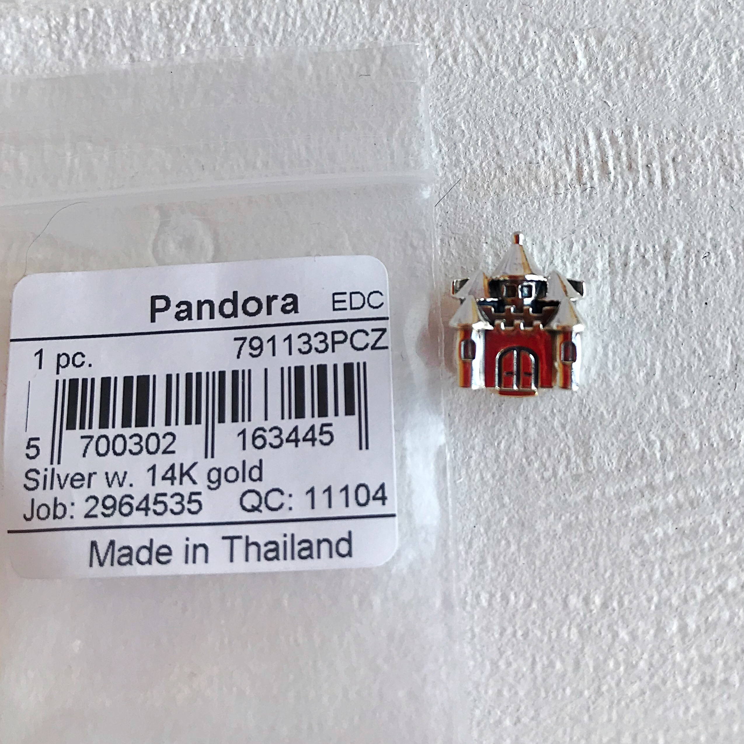 Замок биколор 791133 Pandora image 0