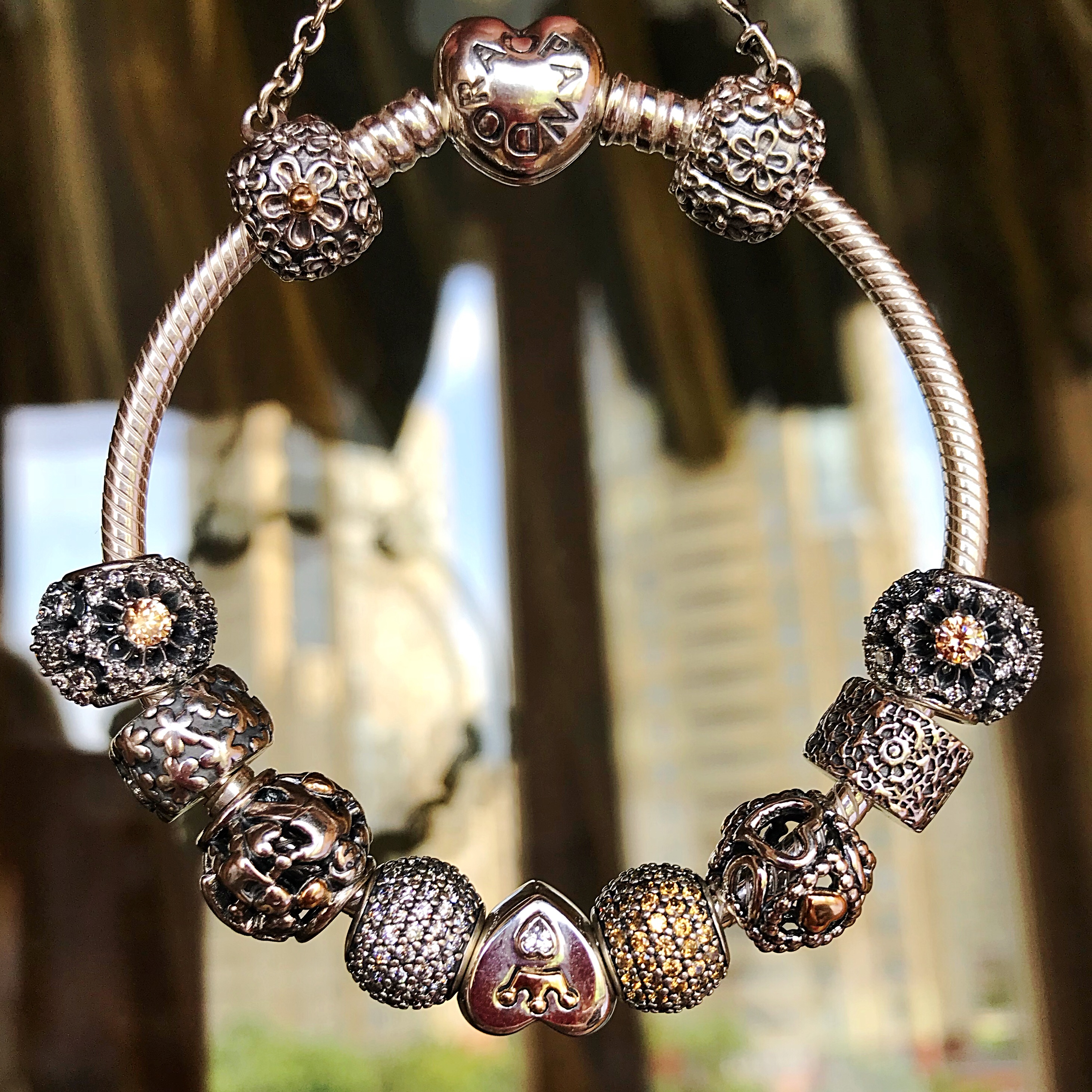Сердце биколор 791739 Pandora image 0