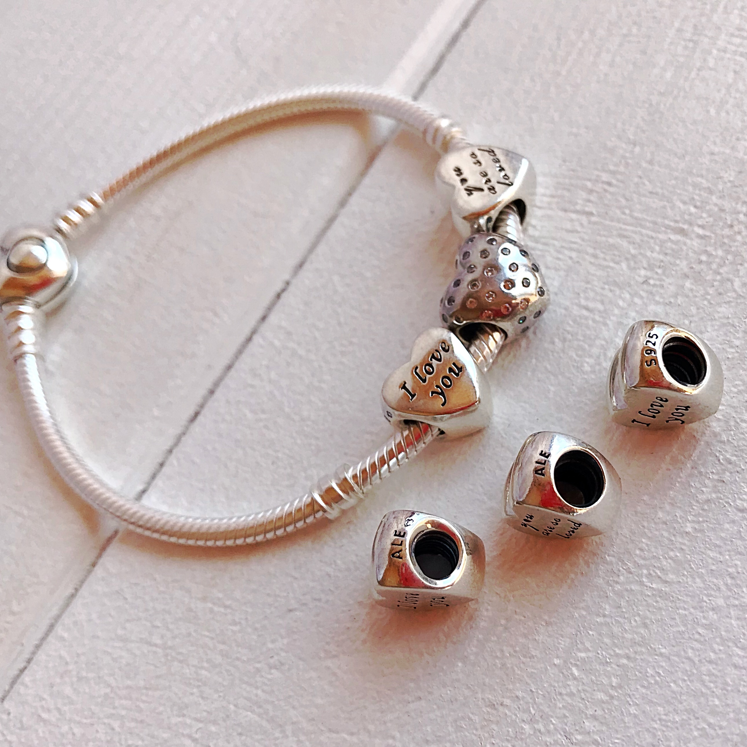 Сердце Слова любви 791422 Pandora image 0