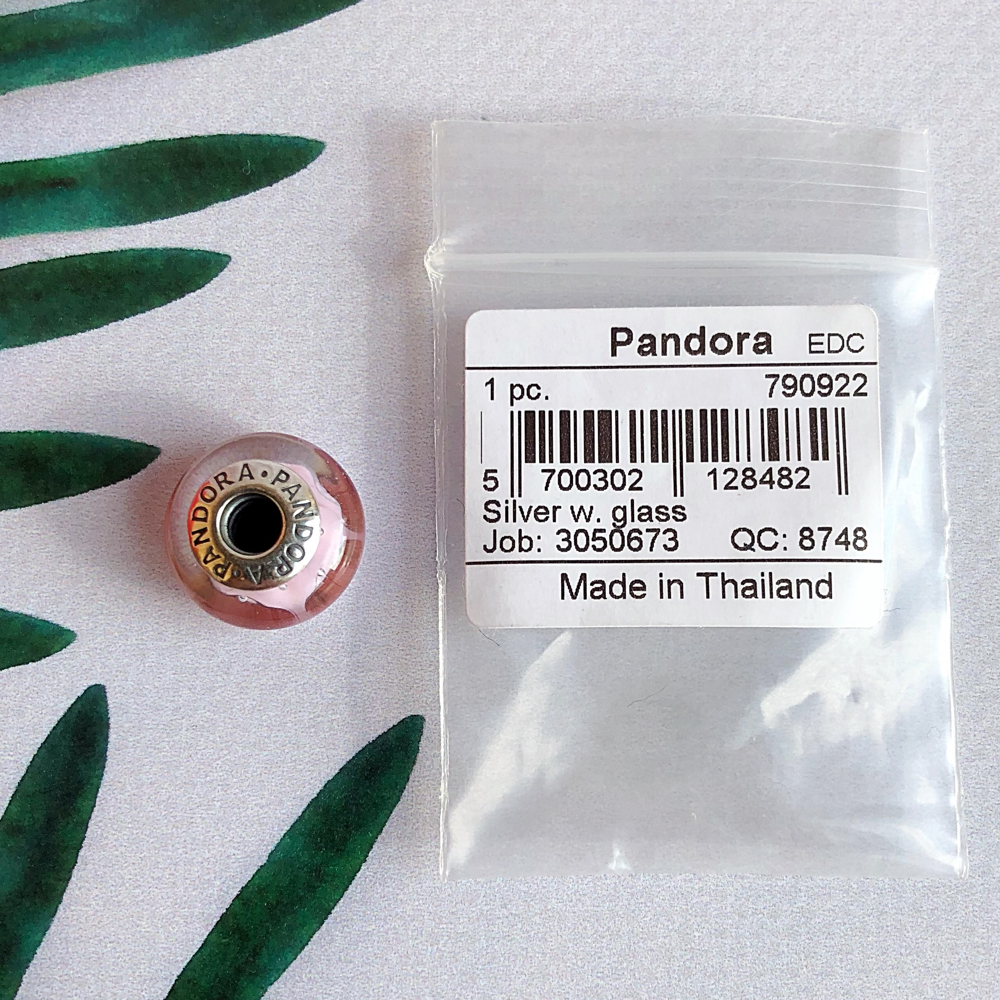 Муранка рожеві зигзаги 790922 Pandora image 0