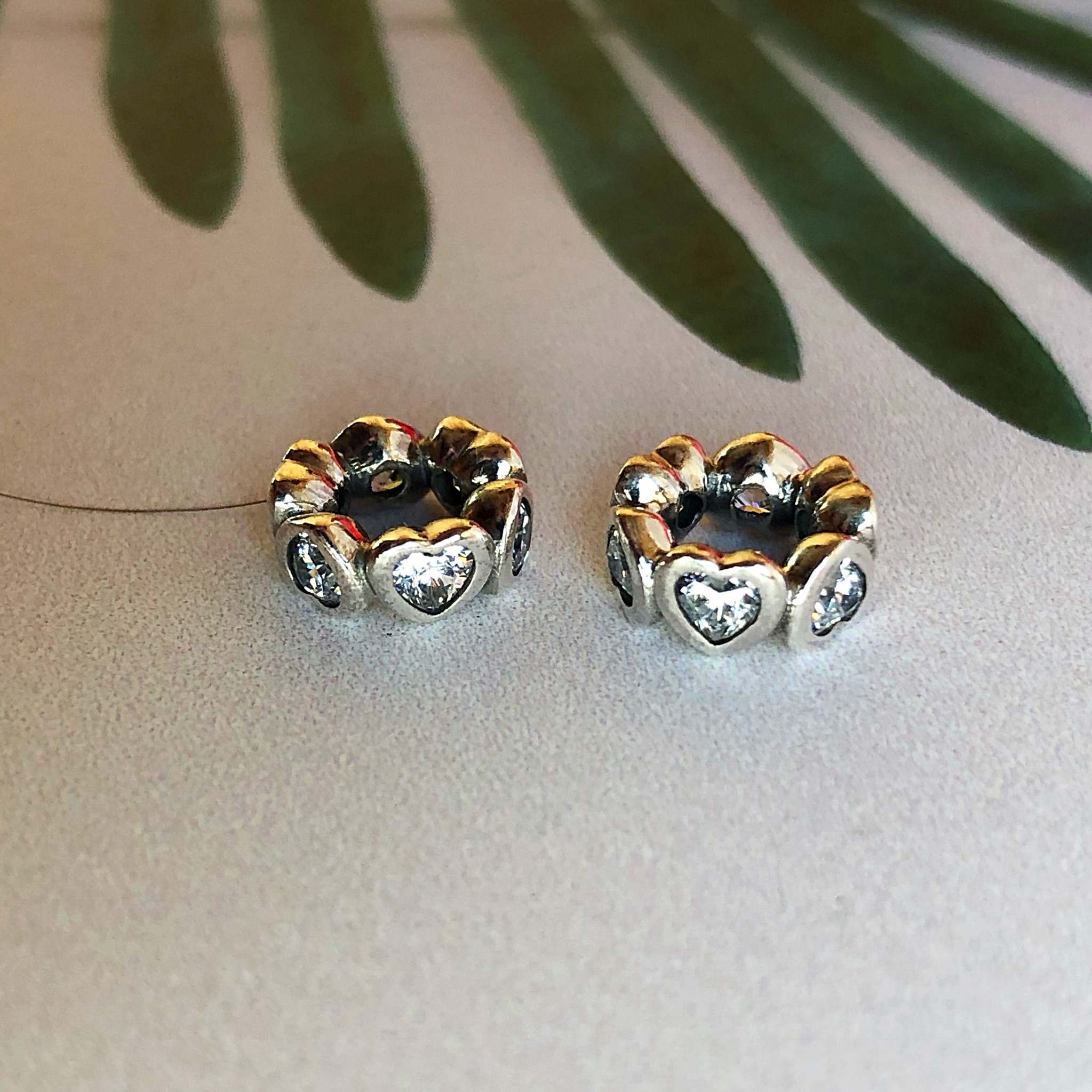 Разделитель Сияющее сердце 791252CZ Pandora image 0
