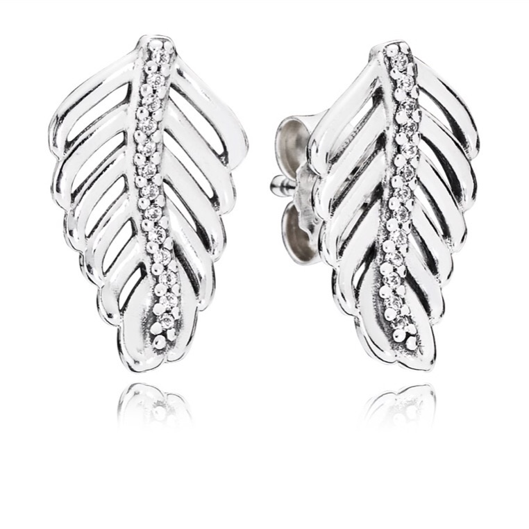 Сережки Перья 290582 Pandora