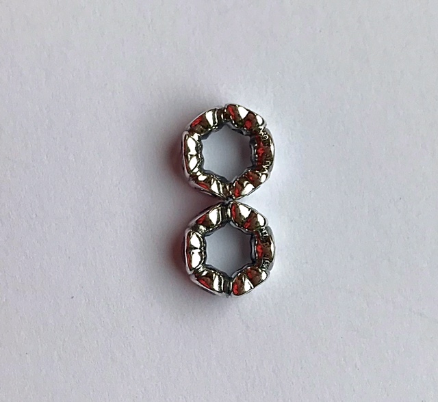 Разделитель Сияющее сердце розовый 791252CZS Pandora image 0