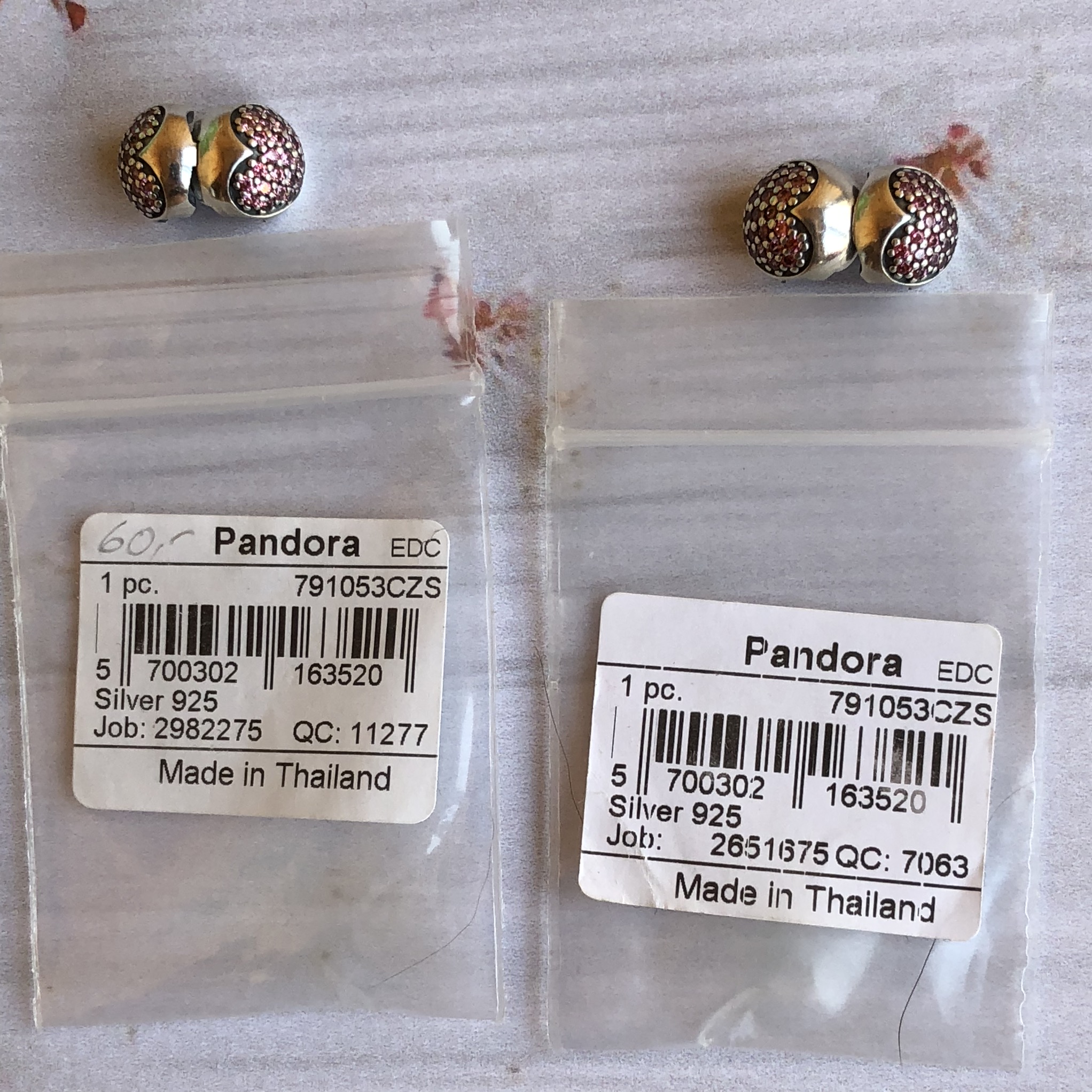 Кліпса Серце Pave 791053 Pandora image 0