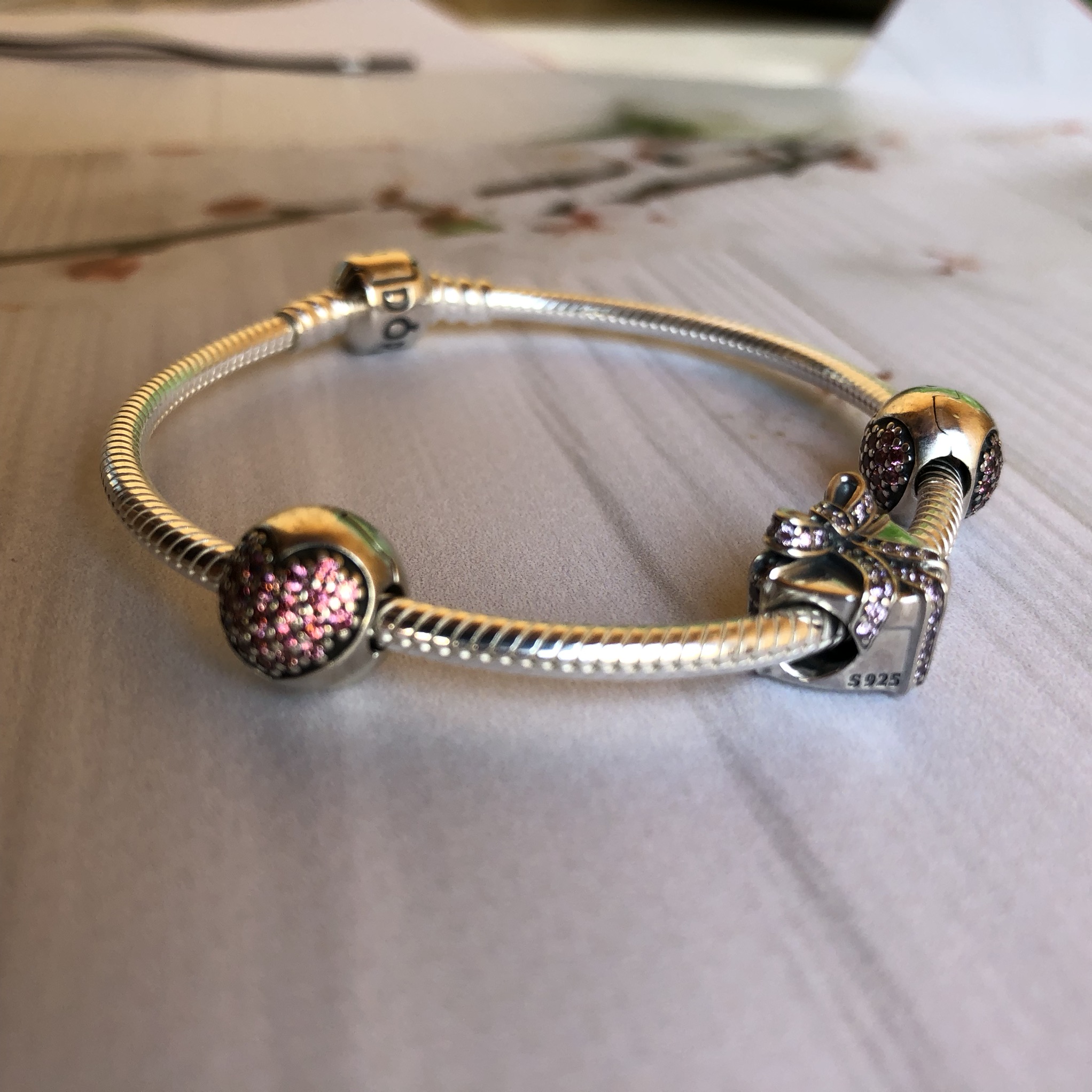 Кліпса Серце Pave 791053 Pandora image 0