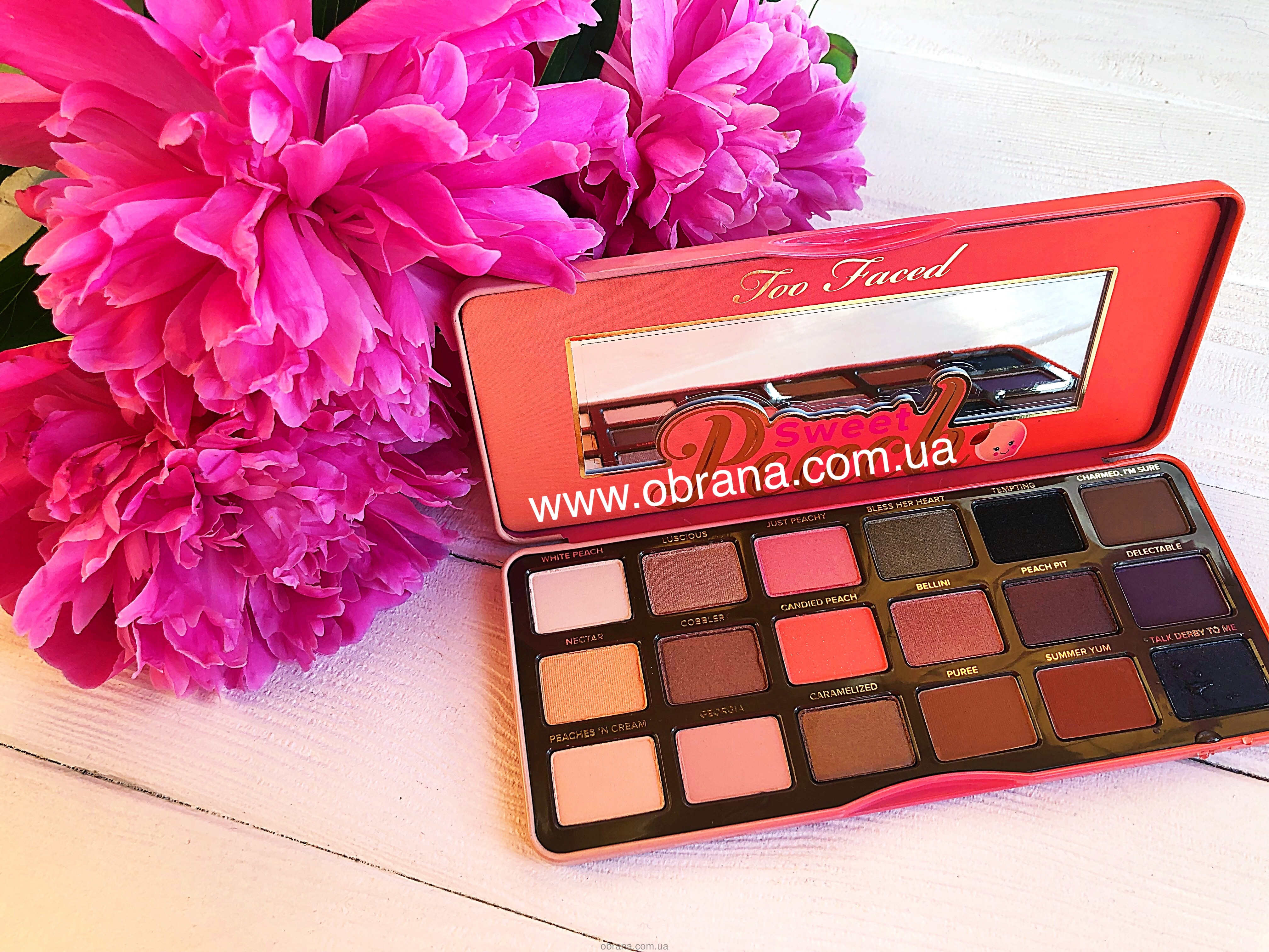 Too Faced Sweet Peach Eye Shadow Collection Профессиональная палетка для век image 0