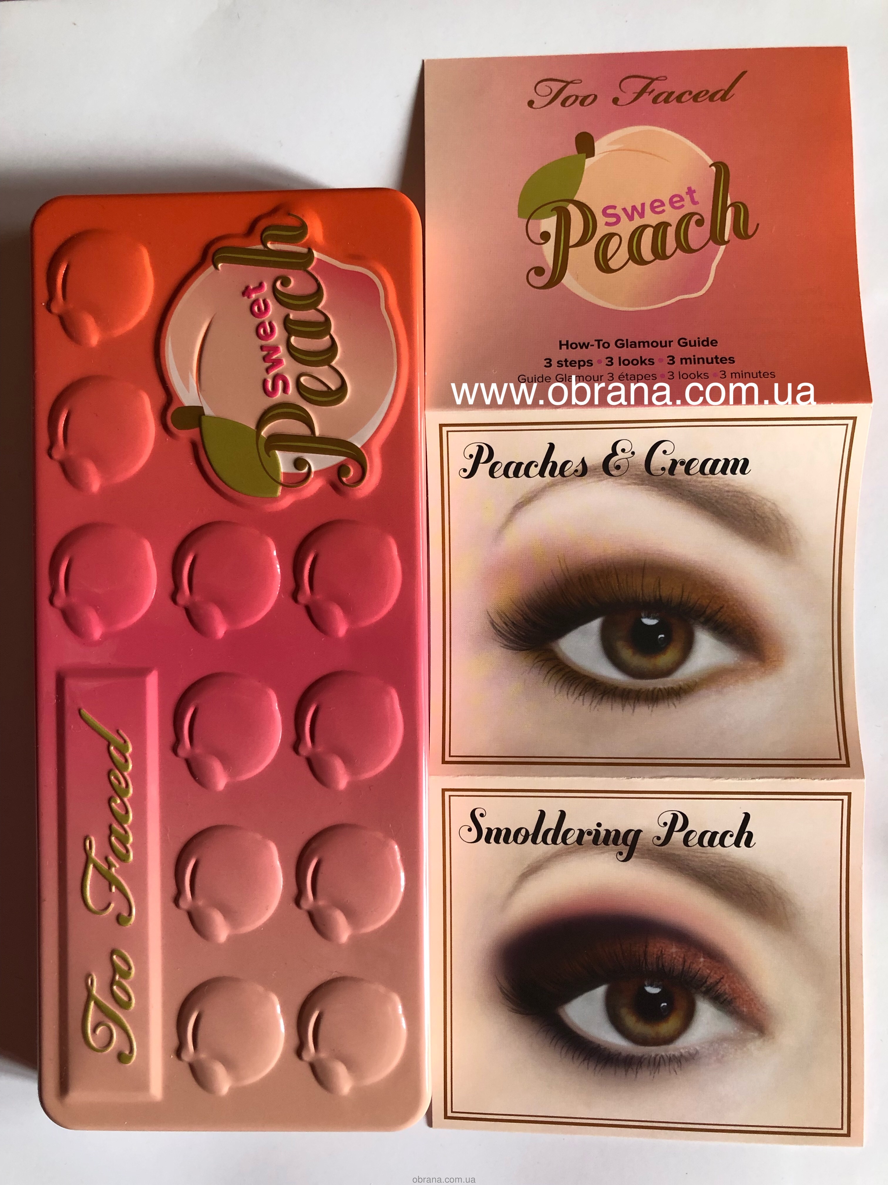 Too Faced Sweet Peach Eye Shadow Collection Профессиональная палетка для век image 0