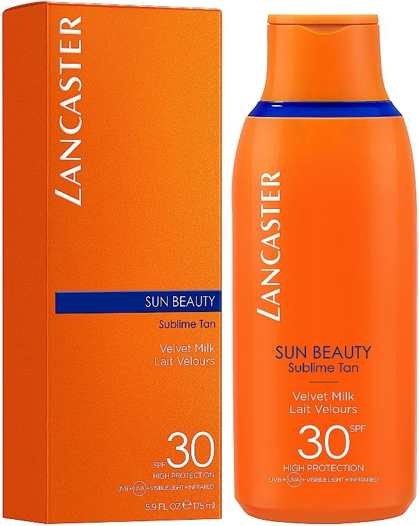 Lancaster Sun Beauty Velvet Tanning Milk SPF 30 Молочко для тіла сонцезахисне 400мл