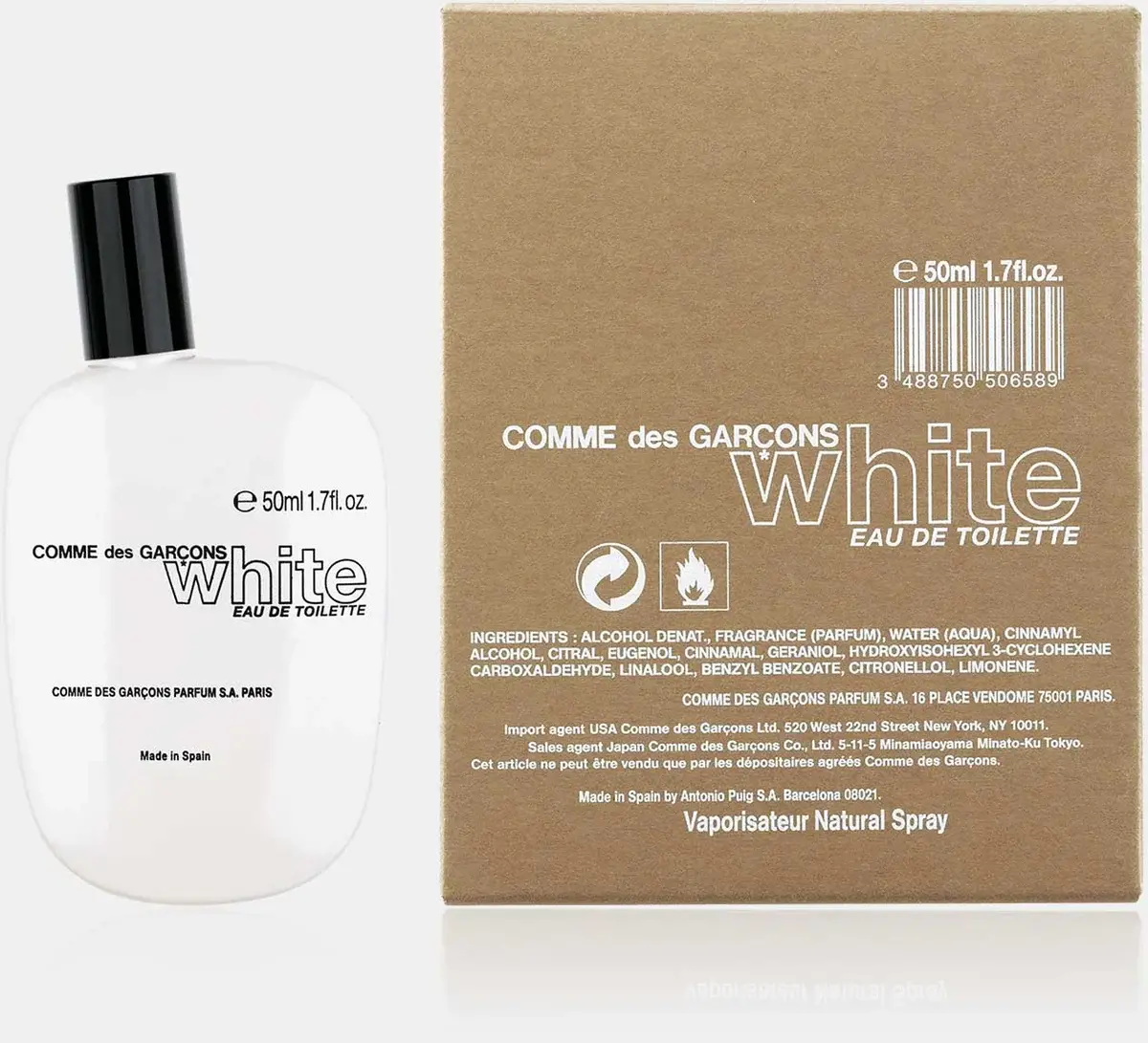 White Comme des Garcons