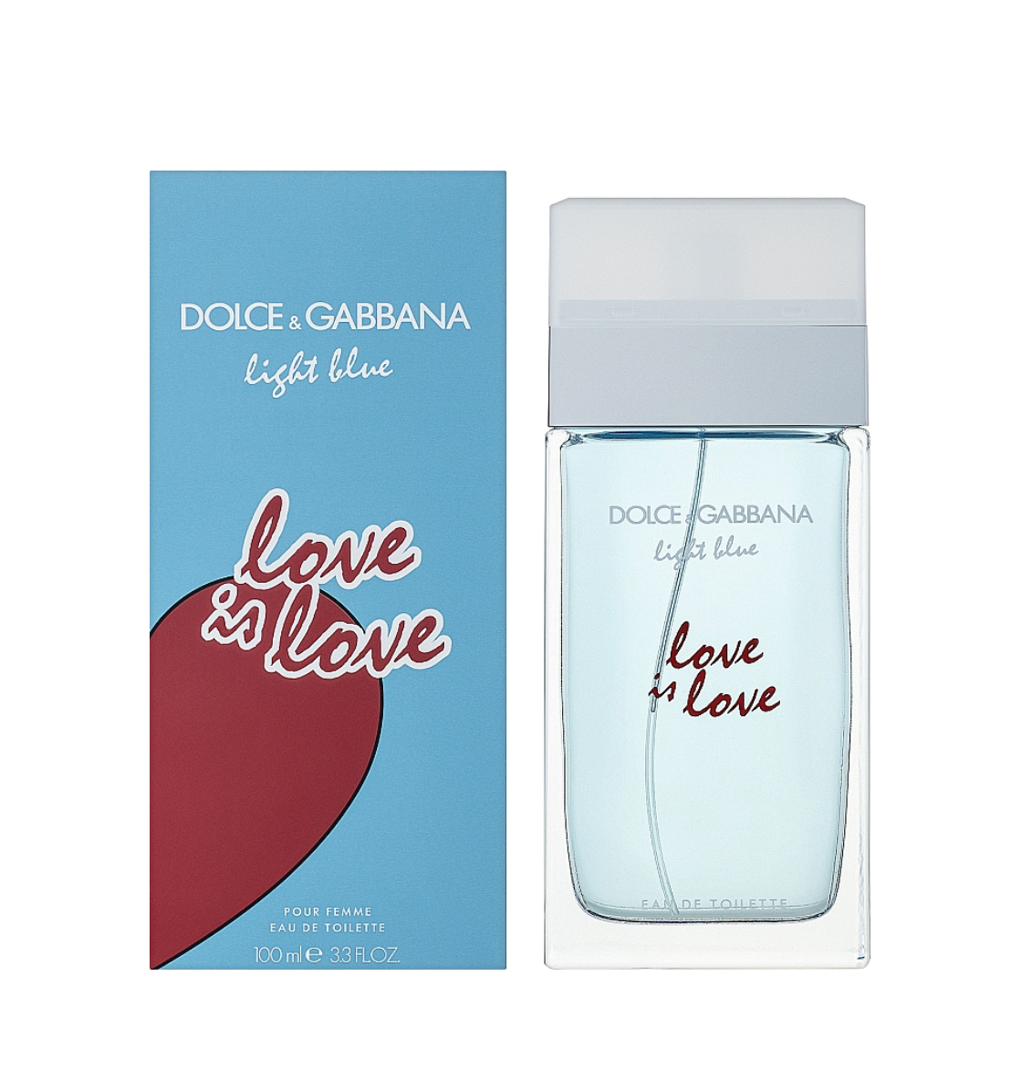 Light Blue Love is Love Dolce and Gabbana image 0