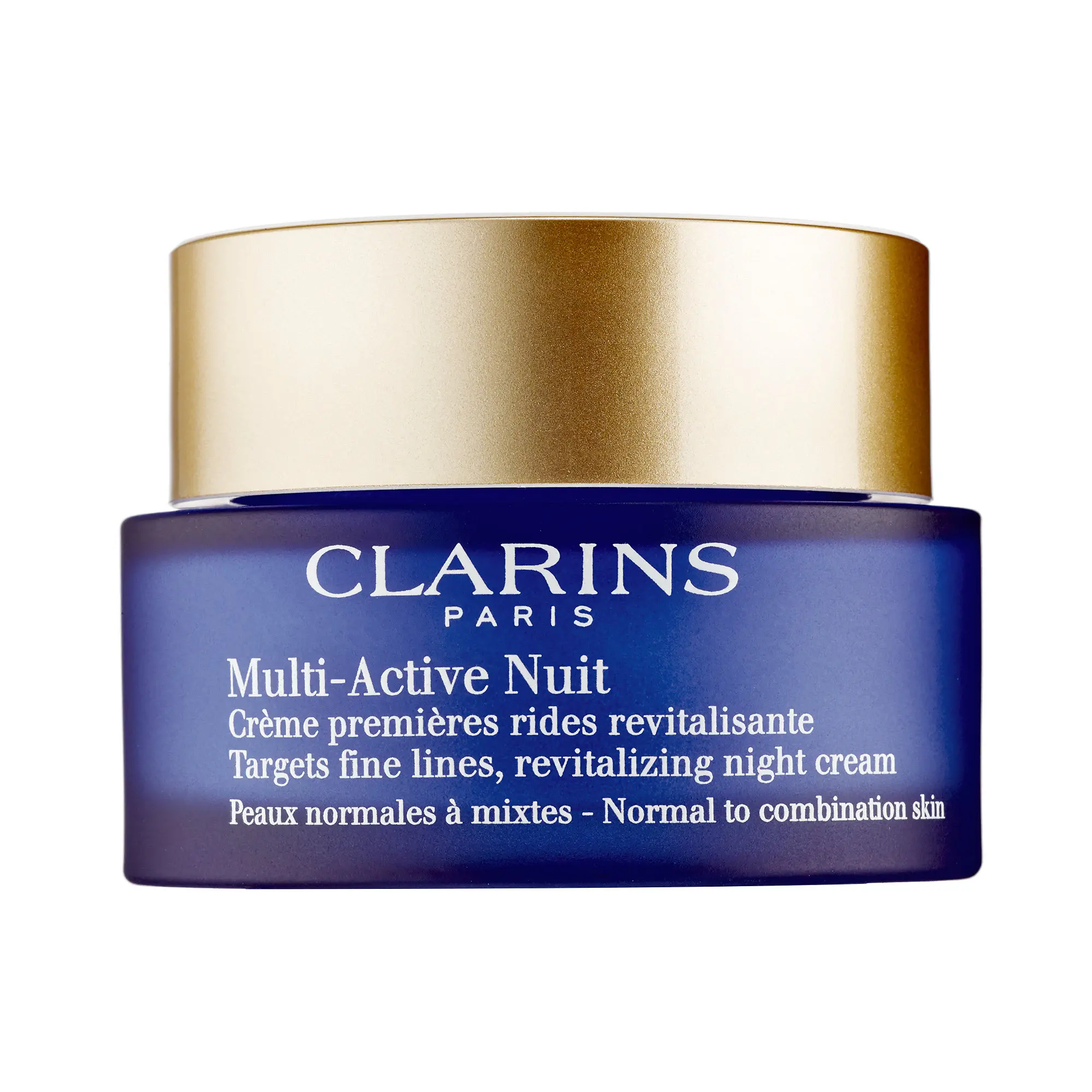 Clarins Multi-Active Nuit Targets Fine Lines, Revitalizing Night Cream Normal to Combination Skin Нічний крем