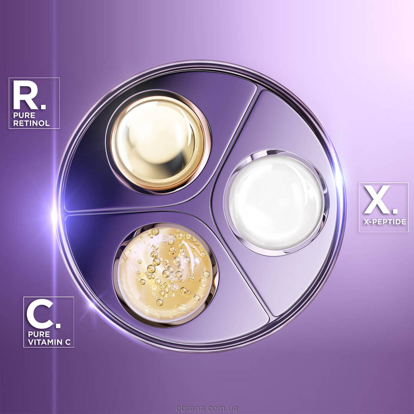 Lancome Rénergie C.R.X. Triple Serum Retinol Коригуючий концентрат потрійної дії для шкіри обличчя з чистим ретинолом, вітаміном С та пептидами image 0