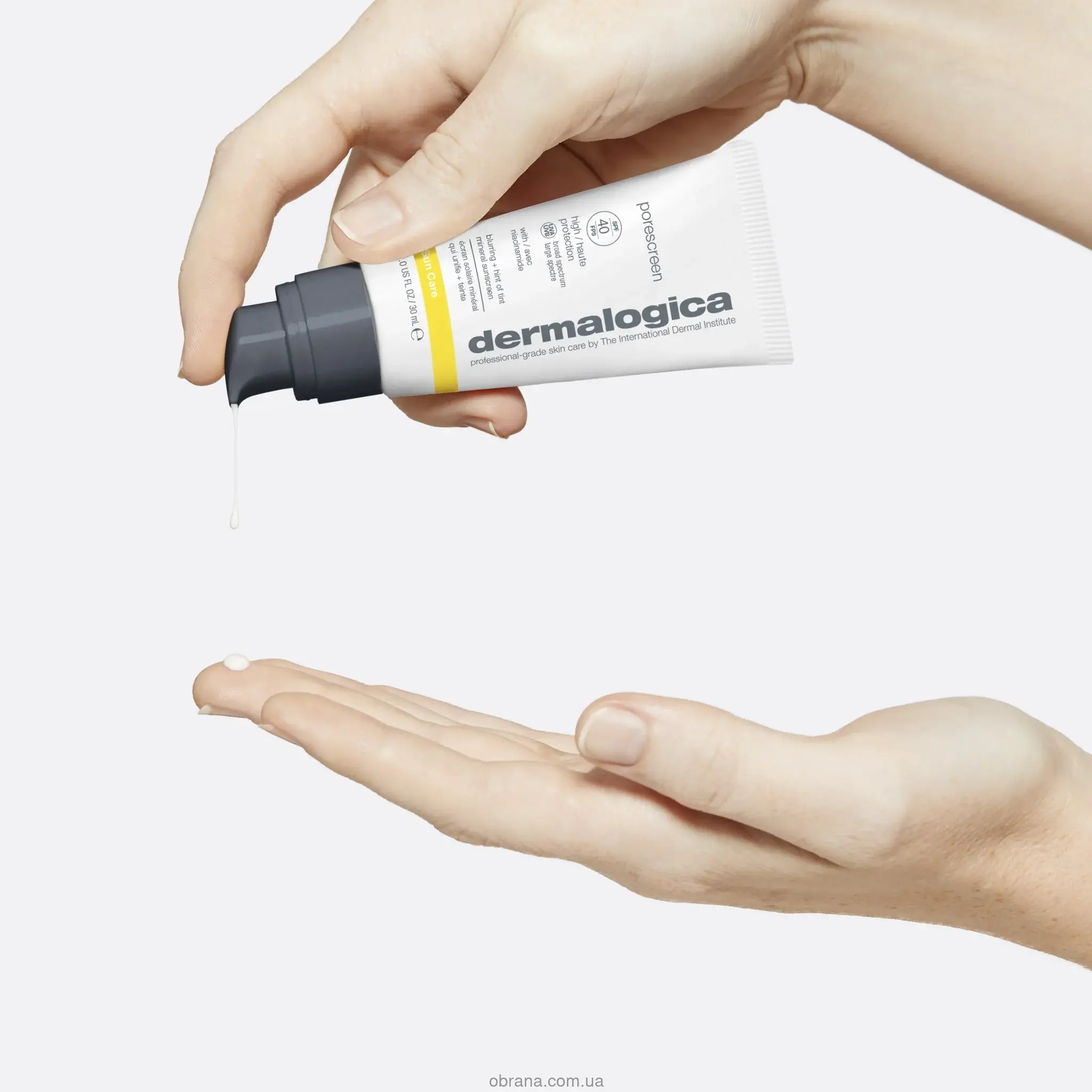 Dermalogica Porescreen spf 40 Сонцезахисний мінеральний праймер-крем з тонувальним ефектом
